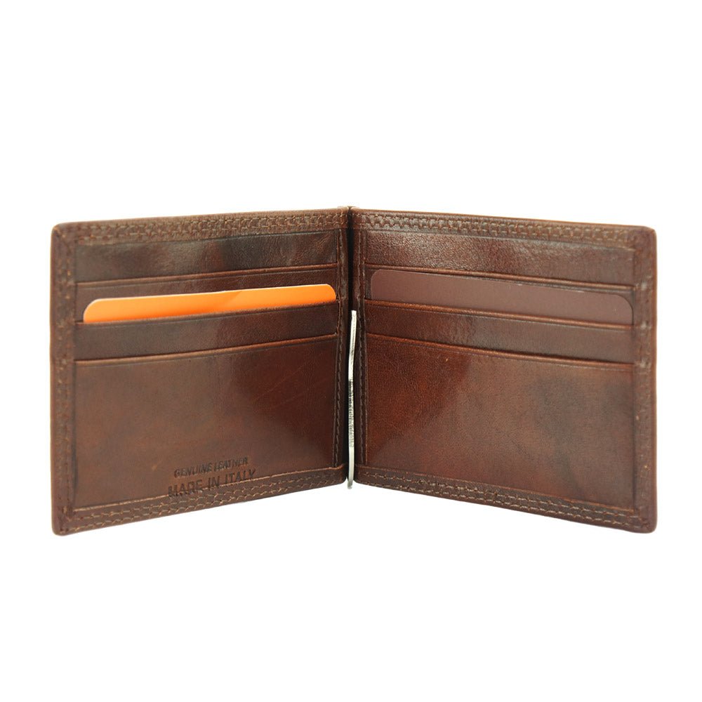 Gianni Slimline Italian Leather Card Holder: Minimalist Elegance - Leather Italiano