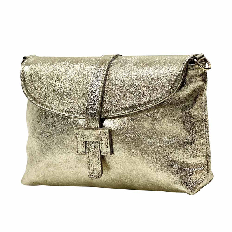 Giorgia Leather Clutch – Handmade in Florence from Genuine Italian Leather - Leather Italiano