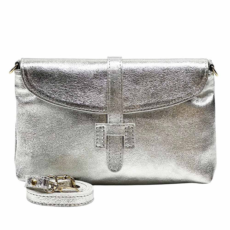 Giorgia Leather Clutch – Handmade in Florence from Genuine Italian Leather - Leather Italiano