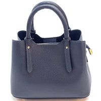 Giuseppina Italian Cowhide Leather Handbag – Chic, Compact & Structured - Leather Italiano