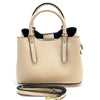 Giuseppina Italian Cowhide Leather Handbag – Chic, Compact & Structured - Leather Italiano