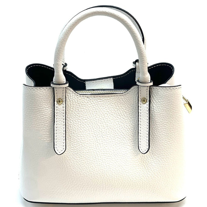 Giuseppina Italian Cowhide Leather Handbag – Chic, Compact & Structured - Leather Italiano