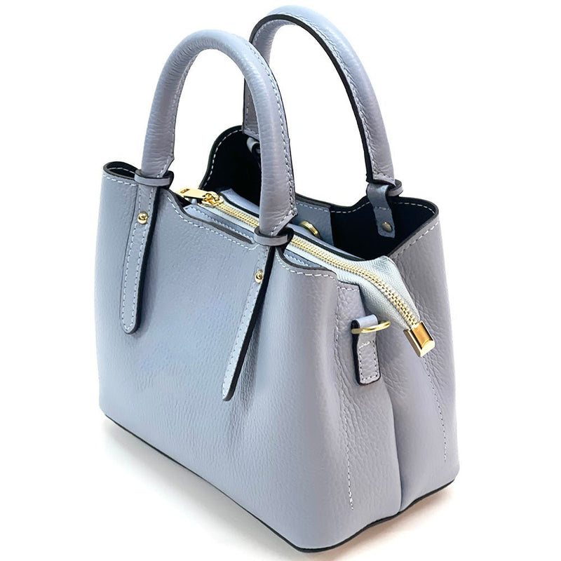 Giuseppina Italian Cowhide Leather Handbag – Chic, Compact & Structured - Leather Italiano