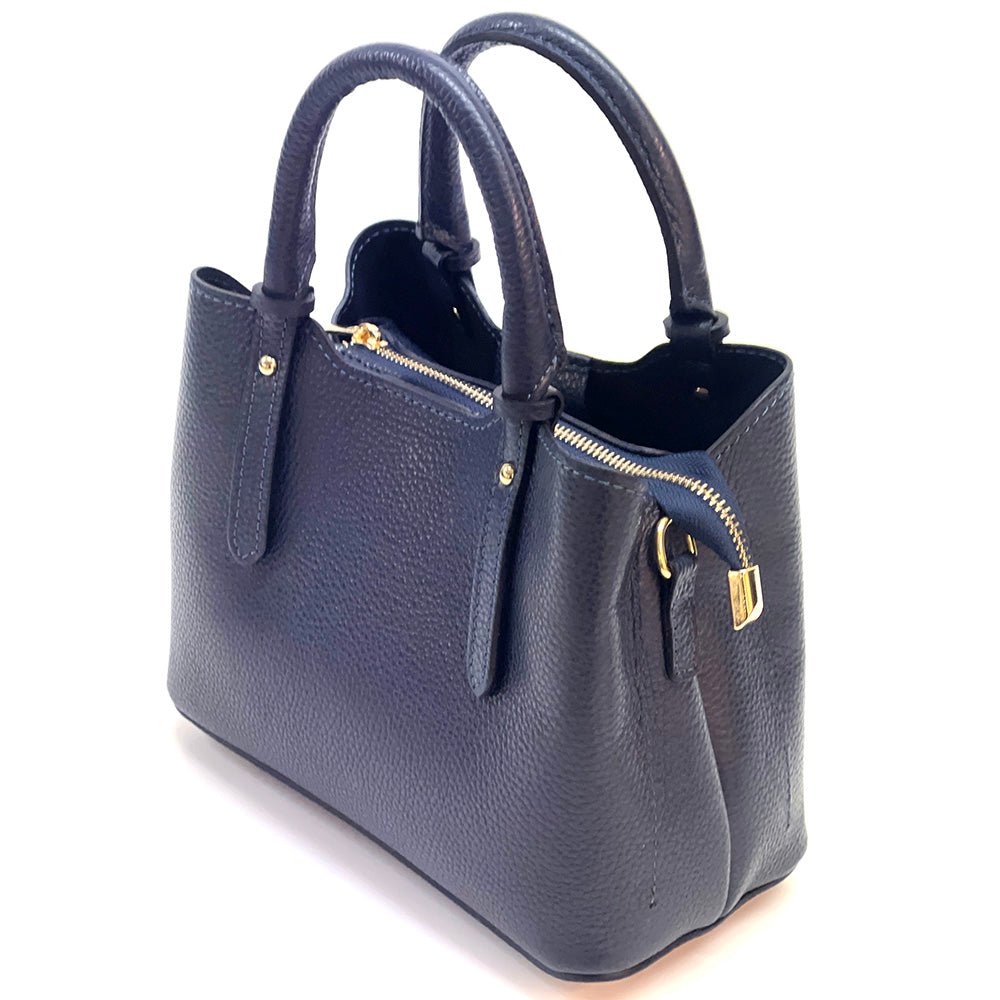 Giuseppina Italian Cowhide Leather Handbag – Chic, Compact & Structured - Leather Italiano