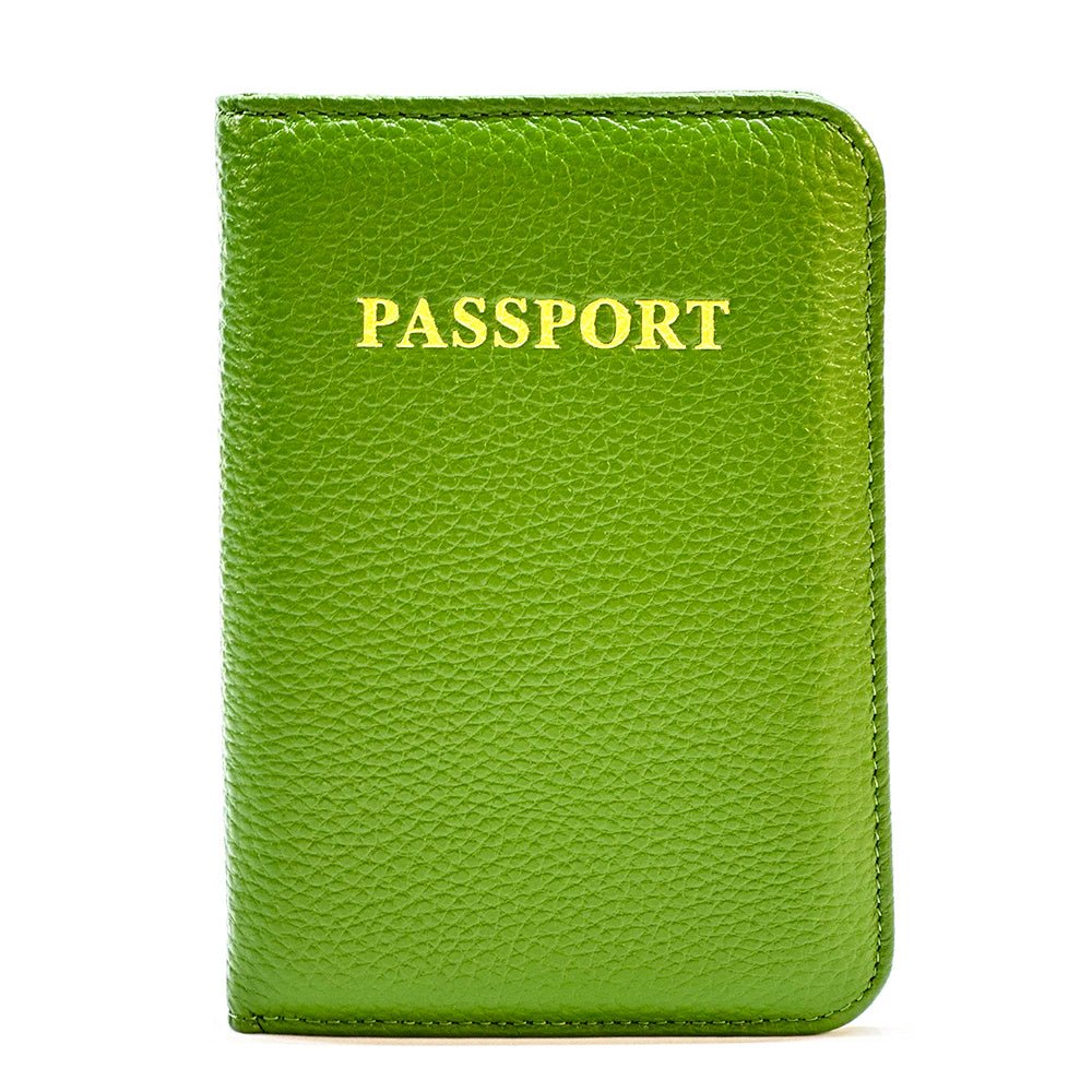 Globetrotter Italian Leather Passport Holder - Leather Italiano