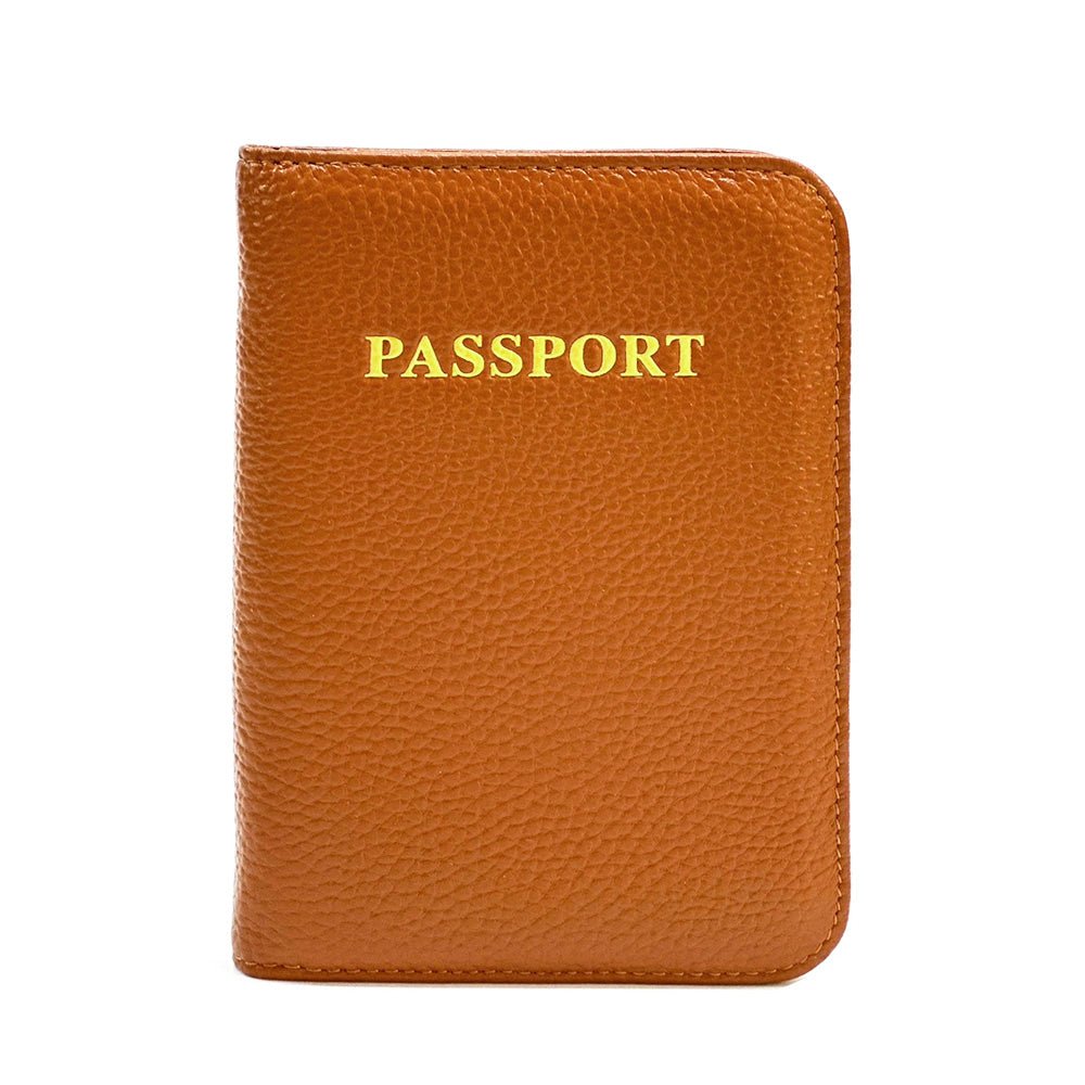 Globetrotter Italian Leather Passport Holder - Leather Italiano