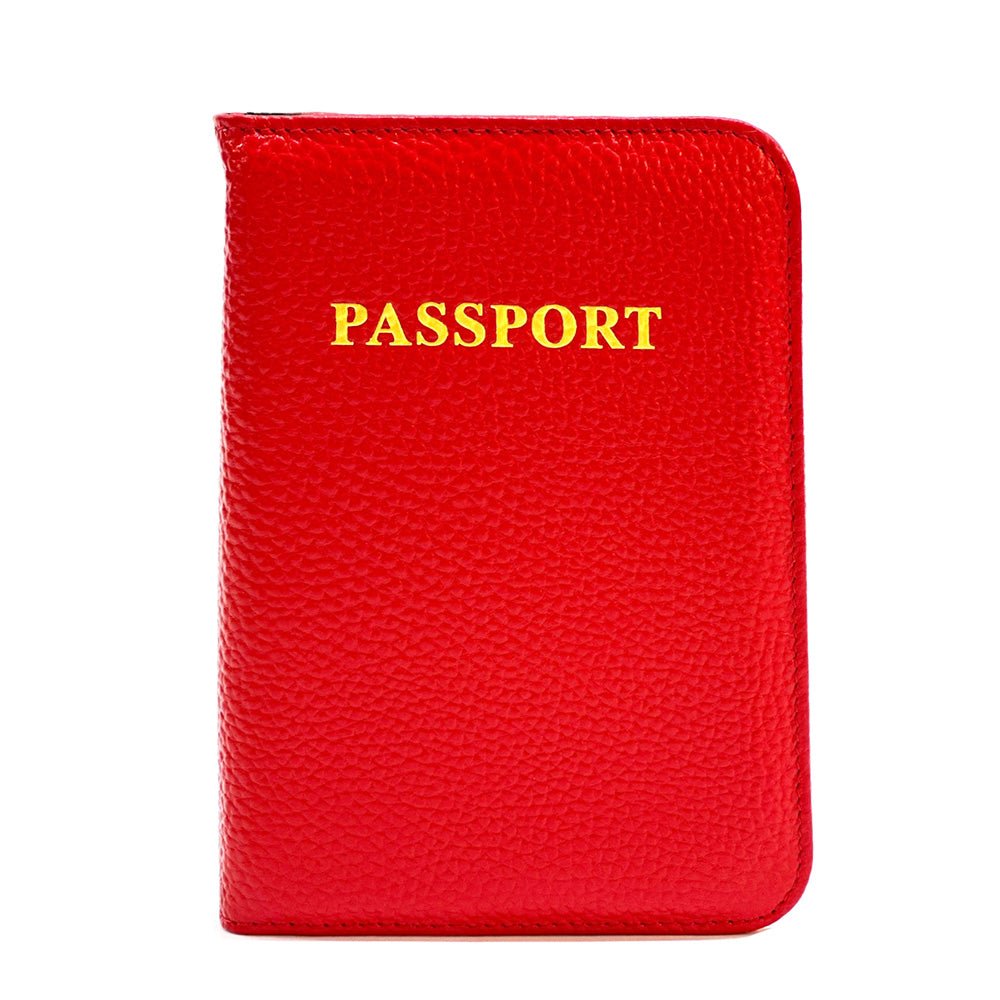 Globetrotter Italian Leather Passport Holder - Leather Italiano