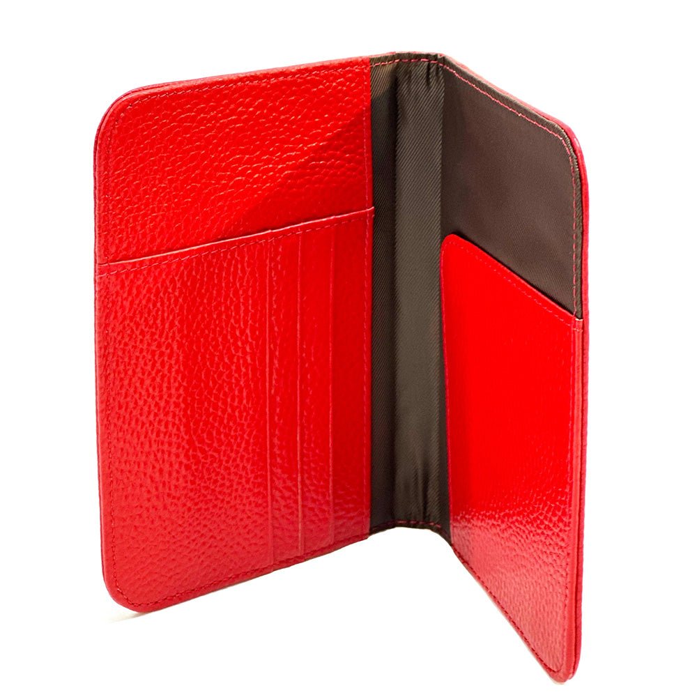 Globetrotter Italian Leather Passport Holder - Leather Italiano