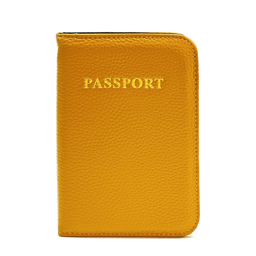 Globetrotter Italian Leather Passport Holder - Leather Italiano