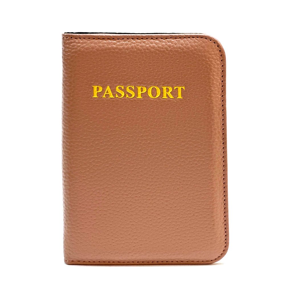 Globetrotter Italian Leather Passport Holder - Leather Italiano