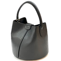 Grazia Italian Leather Bucket Bag – Elegant Everyday Shoulder Bag for Women - Leather Italiano