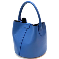 Grazia Italian Leather Bucket Bag – Elegant Everyday Shoulder Bag for Women - Leather Italiano