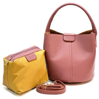 Grazia Italian Leather Bucket Bag – Elegant Everyday Shoulder Bag for Women - Leather Italiano