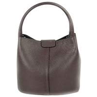 Grazia Italian Leather Bucket Bag – Elegant Everyday Shoulder Bag for Women - Leather Italiano