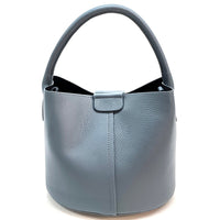 Grazia Italian Leather Bucket Bag – Elegant Everyday Shoulder Bag for Women - Leather Italiano