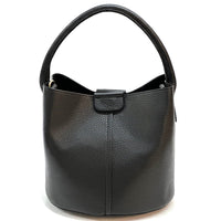 Grazia Italian Leather Bucket Bag – Elegant Everyday Shoulder Bag for Women - Leather Italiano