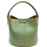 Grazia Italian Leather Bucket Bag – Elegant Everyday Shoulder Bag for Women - Leather Italiano
