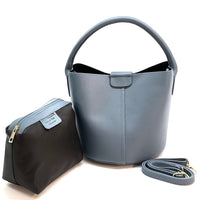 Grazia Italian Leather Bucket Bag – Elegant Everyday Shoulder Bag for Women - Leather Italiano