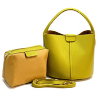 Grazia Italian Leather Bucket Bag – Elegant Everyday Shoulder Bag for Women - Leather Italiano