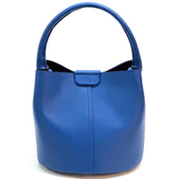 Grazia Italian Leather Bucket Bag – Elegant Everyday Shoulder Bag for Women - Leather Italiano