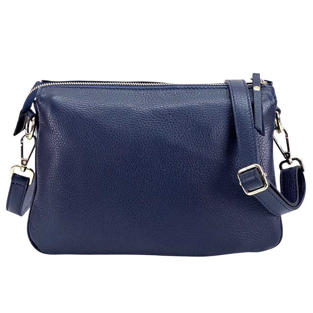 Graziella Italian Leather Shoulder & Crossbody Bag - Leather Italiano