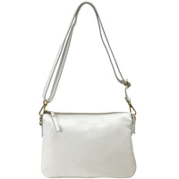 Graziella Italian Leather Shoulder & Crossbody Bag - Leather Italiano