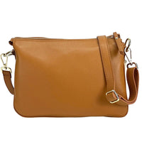 Graziella Italian Leather Shoulder & Crossbody Bag - Leather Italiano