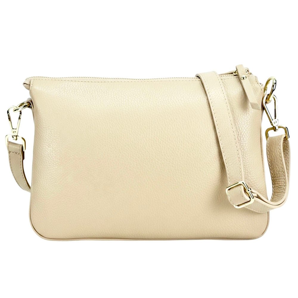 Graziella Italian Leather Shoulder & Crossbody Bag - Leather Italiano