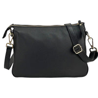 Graziella Italian Leather Shoulder & Crossbody Bag - Leather Italiano