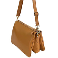 Graziella Italian Leather Shoulder & Crossbody Bag - Leather Italiano