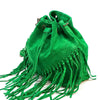 Ileana Fringed Suede Bucket Bag – Bohemian Italian Chic - Leather Italiano