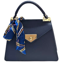 Isabella Italian Leather Bag – Elegant Structured Handbag for Women - Leather Italiano