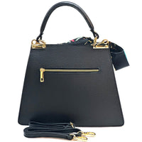 Isabella Italian Leather Bag – Elegant Structured Handbag for Women - Leather Italiano