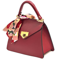 Isabella Italian Leather Bag – Elegant Structured Handbag for Women - Leather Italiano