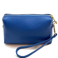 Isadora Italian Leather Wristlet – Elegant Everyday Wrist Bag for Women - Leather Italiano