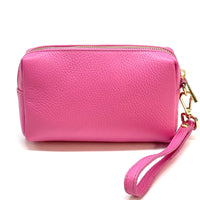 Isadora Italian Leather Wristlet – Elegant Everyday Wrist Bag for Women - Leather Italiano