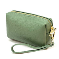 Isadora Italian Leather Wristlet – Elegant Everyday Wrist Bag for Women - Leather Italiano