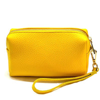 Isadora Italian Leather Wristlet – Elegant Everyday Wrist Bag for Women - Leather Italiano