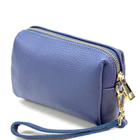 Isadora Italian Leather Wristlet – Elegant Everyday Wrist Bag for Women - Leather Italiano