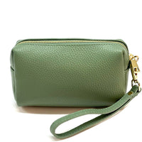 Isadora Italian Leather Wristlet – Elegant Everyday Wrist Bag for Women - Leather Italiano