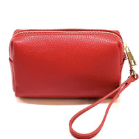 Isadora Italian Leather Wristlet – Elegant Everyday Wrist Bag for Women - Leather Italiano