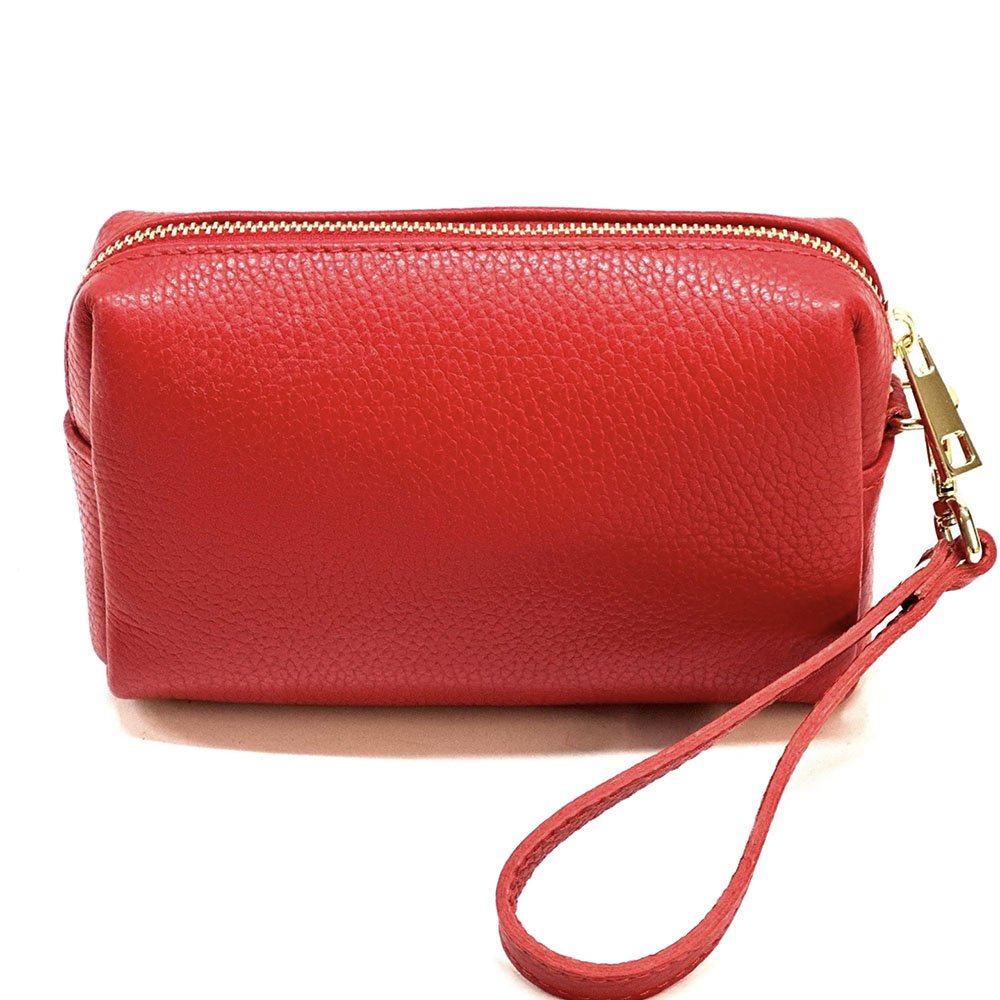 Isadora Italian Leather Wristlet – Elegant Everyday Wrist Bag for Women - Leather Italiano