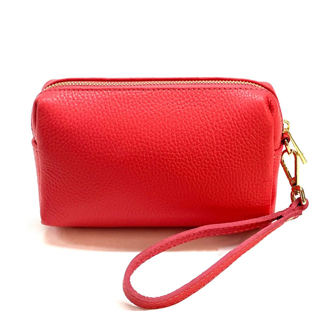 Isadora Italian Leather Wristlet – Elegant Everyday Wrist Bag for Women - Leather Italiano