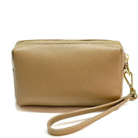 Isadora Italian Leather Wristlet – Elegant Everyday Wrist Bag for Women - Leather Italiano