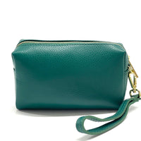 Isadora Italian Leather Wristlet – Elegant Everyday Wrist Bag for Women - Leather Italiano