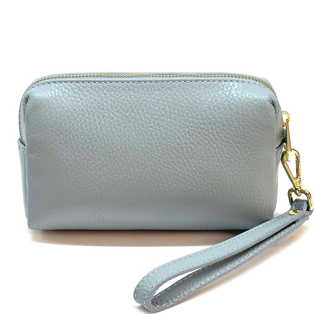 Isadora Italian Leather Wristlet – Elegant Everyday Wrist Bag for Women - Leather Italiano