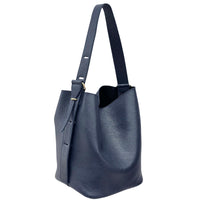 Ischia Dollaro Italian Leather Shoulder Bag - Leather Italiano