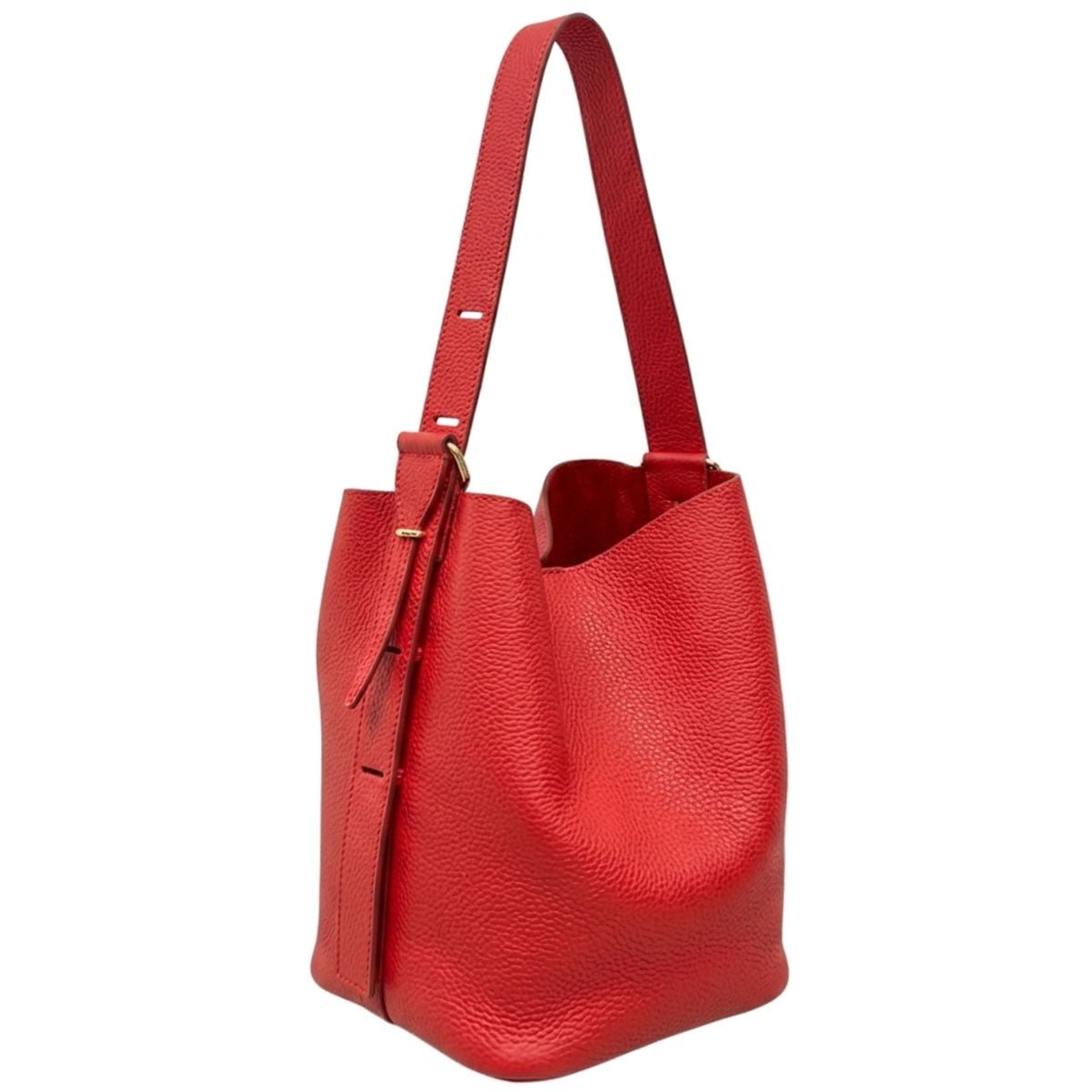 Ischia Dollaro Italian Leather Shoulder Bag - Leather Italiano