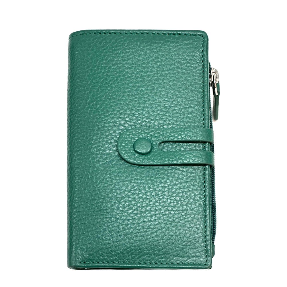 Isotta Leather Wallet – Compact Italian Elegance with RFID Protection - Leather Italiano