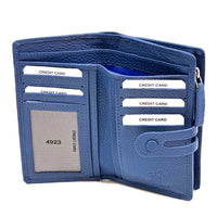 Isotta Leather Wallet – Compact Italian Elegance with RFID Protection - Leather Italiano